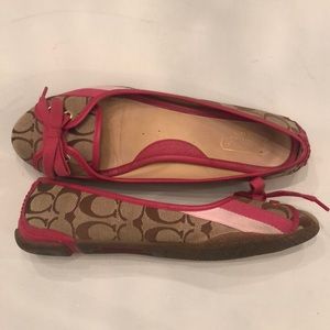 Coach Monogram Flats